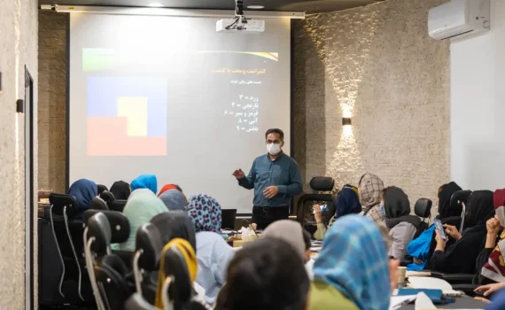 تئوری رنگ و طراحی اسکیس ویژه گل آرایی